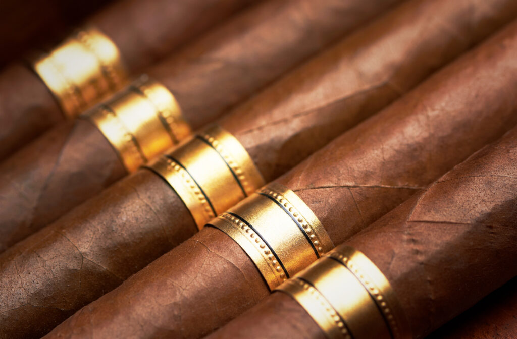 Close up of cigars
