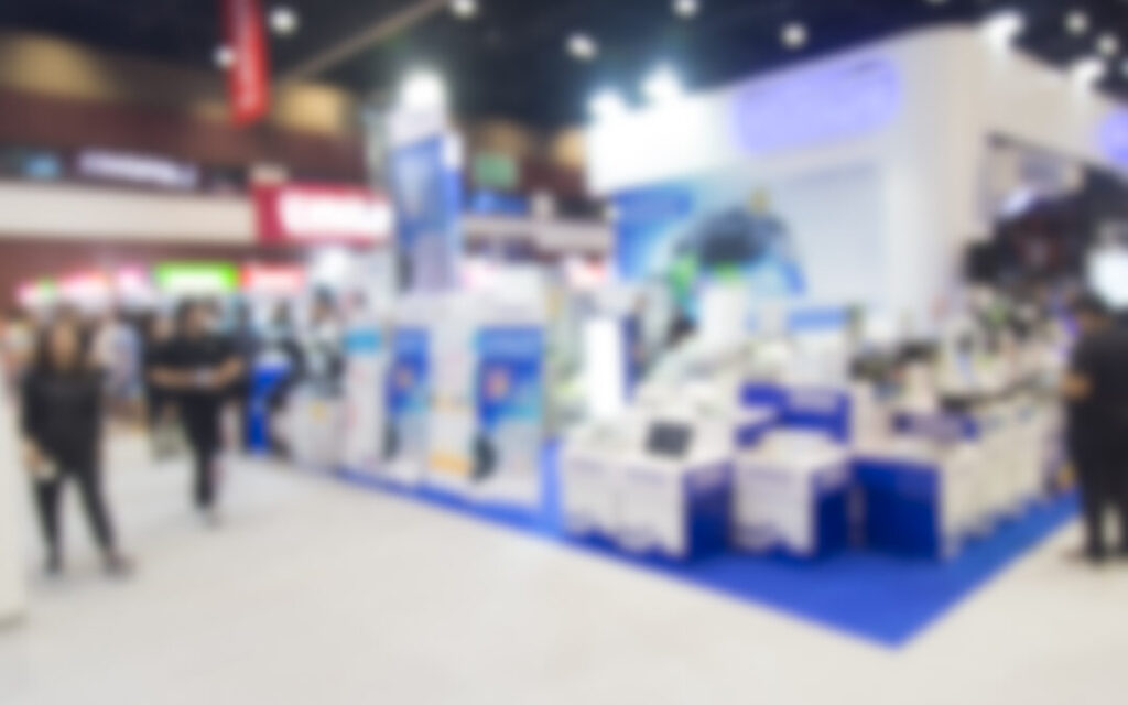 Abstract blurred event with people for background