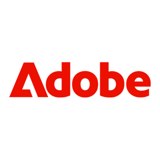 adobe logo in red